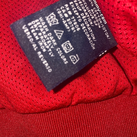 Authentic Tommy Hilfiger Red Bomber Jacket XXL - Excellent Condition - Picture 9 of 10